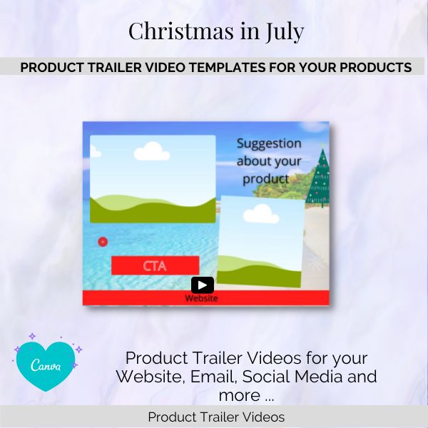 Product Trailer Video for Christmas in July