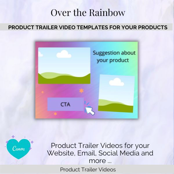 Over the Rainbow Instagram Template Video