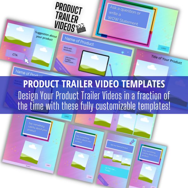 Over the Rainbow Product Trailer Video Templates