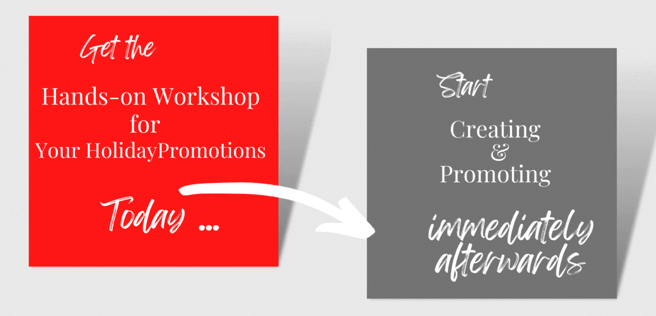 Get Your Promotional Workshop Today