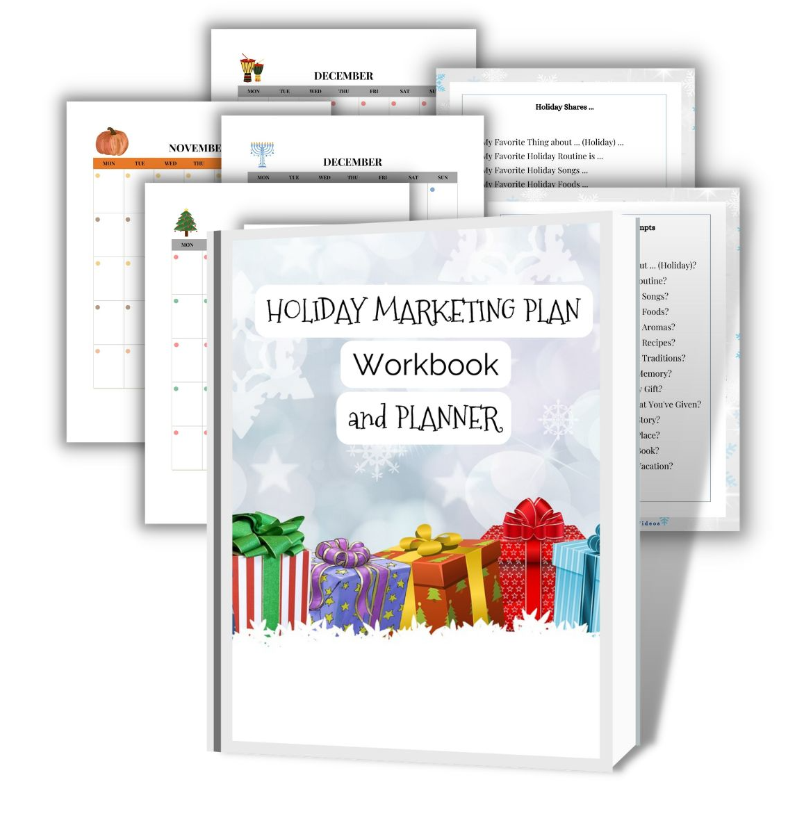 Holiday Marketing Plan Workbook and Planner 