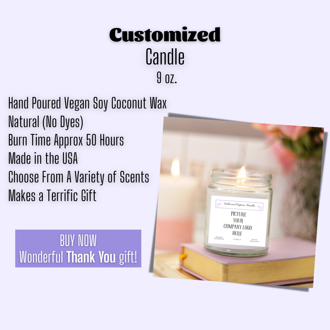 Customized and Personalized Candle