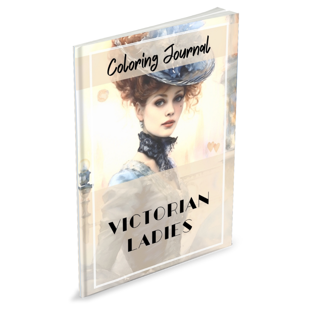 Victorian Ladies Coloring Journal